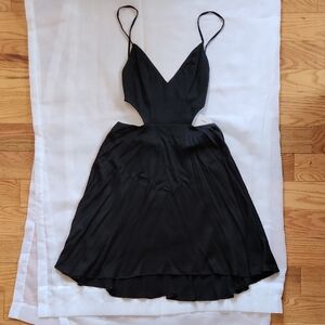Urban Outfitters Black Backless Dress